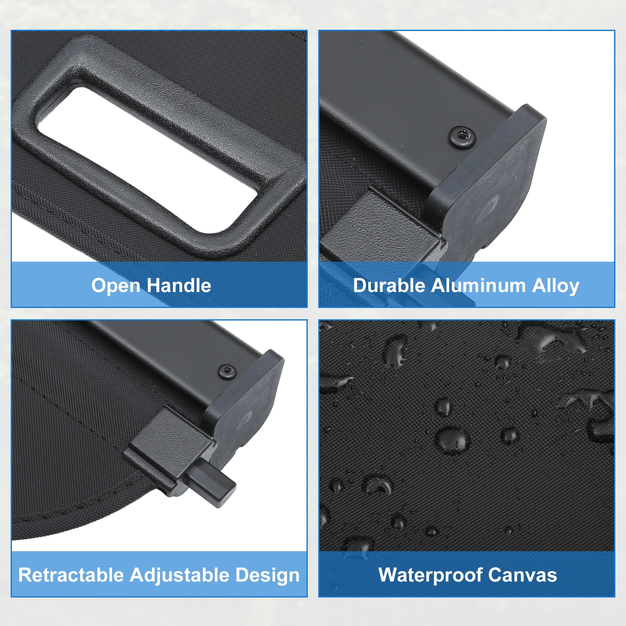Unique Bargains Retractable Cargo Cover for Mazda CX-30 2020-2023 Non Slip Shade