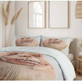 thumbnail image 6 of Ambesonne Humor Duvet Cover Sets, Forever Alone Meme, 2-King, Tan and Peach, 6 of 7