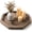 Octagon, variant on Round Rustic Wooden Serving Tray, Farmhouse Decor Coffee Ottoman Tray, Multipurpose Wood Candle Holder Tray for Kitchen Counter Bathroom Vanity Table Centerpiece