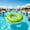 B, variant on Snmubt Thick Inflatable Donut Swim Float C, Bites Style Water Tube for Pool, Outdoor Water Floating Ring for Teens Adults Summer Fun