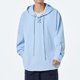 thumbnail image 1 of pstuiky Camisas casuales de manga larga para hombre, Blusa/camiseta informal de manga larga con capucha y cordón de color liso para hombre salir tops xxxl, 1 of 5