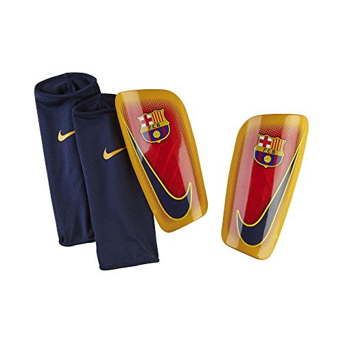 Plaatsen kans vice versa Nike FC Barcelona Mercurial Lite Shin Guard [University Gold] (S) -  Walmart.com