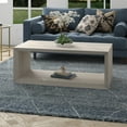 thumbnail image 4 of Evelyn&Zoe Osmond 58" Wide Rectangular Coffee Table, Alder White, 4 of 7