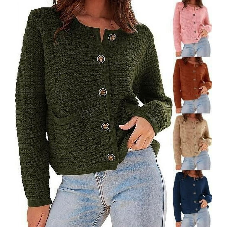 CoCoMangos Women Vintage Knit Cardigan Y2K Trendy Fall