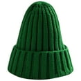 thumbnail image 1 of Sonducket Sombrero Unisex mezclas de algodón sólido cálido HIP HOP sombreros de punto hombres gorras de invierno mujeres Skullies gorros para Sombreros verde Sonducket AP000123-19, 1 of 6