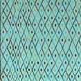 thumbnail image 1 of Ahgly Company Indoor Square Abstract Light Blue Modern Area Rugs, 6' Square, 1 of 4