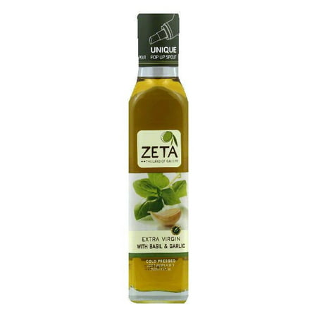 Zeta Dipping Basil Garlic Olive Oil, 250 ML (Pack of