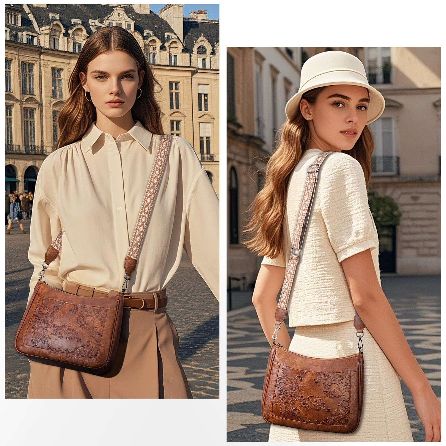 YOVIEE Trendy Crossbody Bags for Women Small Shoulder Handbags, Ladies Classic Messenger Bag Crossbody Purse with With Adjustable Shoulder Strap