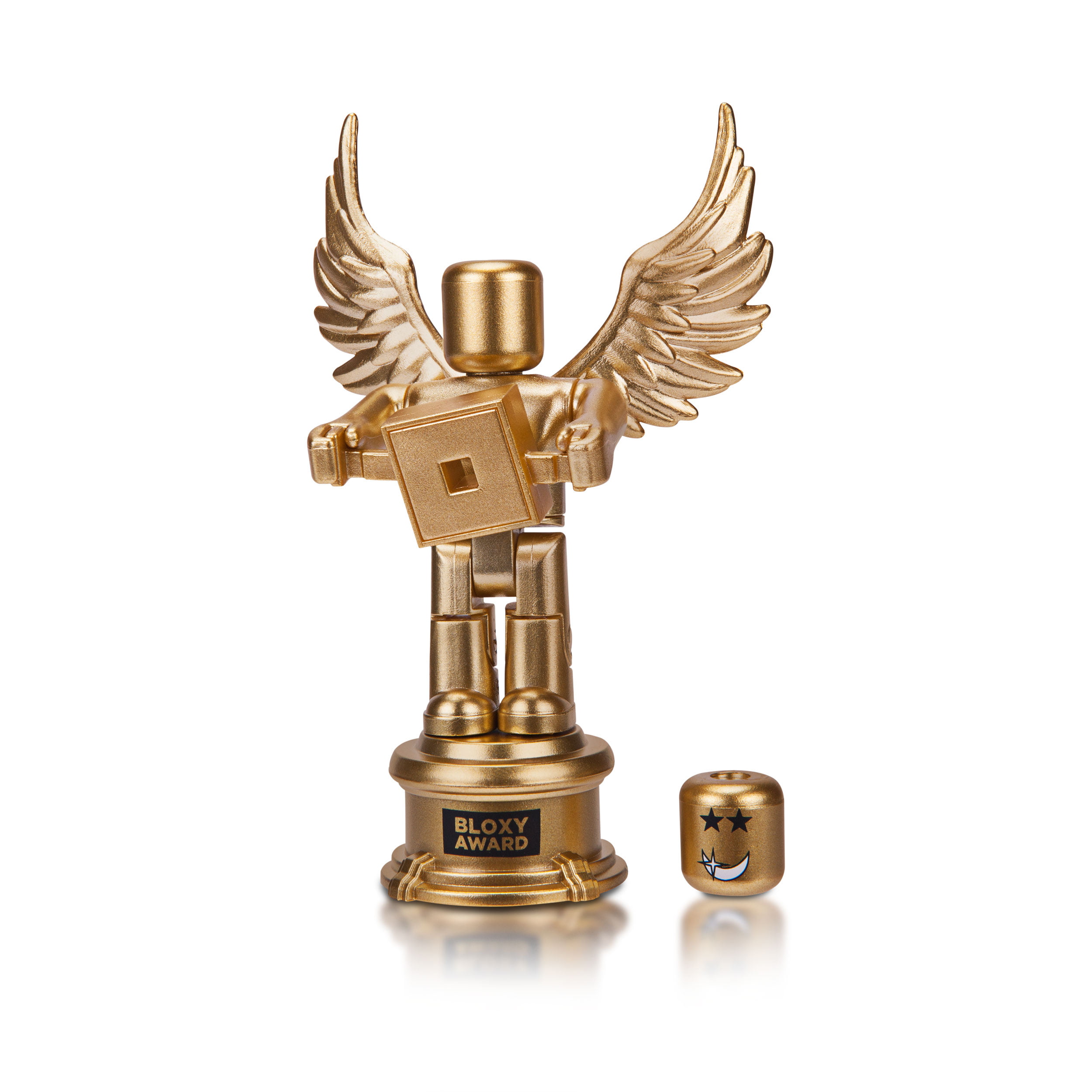 Roblox Celebrity Collection The Golden Bloxy Award Figure Pack Includes Exclusive Virtual Item Walmart Com Walmart Com - roblox bloxy awards 2020
