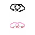 thumbnail image 1 of 4pcs Hollow Heart Leather Leg Garter Harness Belt Stretch Adjustable Zulema none, 1 of 8