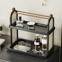 InsCrazy Desktop Shelf Organizer for Kitchen Bathroom Office Living Room, Layer Cup Storage Rack Tea Rack Multi-function Rack