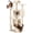 Beige(54in), variant on Alpinel 54in Gothic Cat Tree, Multilevel Indoor Halloween Cat Tower | Activity center with cute kitten-ear perch, scratching posts, 2 kittens caves, black/pumpkin orange halloween decor