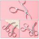 thumbnail image 5 of Stainless Steel Eyebrow Trimming Tool For Home Use Designed For Women And Men With Scissor Handle In Silver Color For Hair Removal 3Pcs, 5 of 5