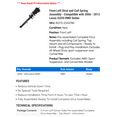 thumbnail image 2 of Front Left Strut and Coil Spring Assembly - Compatible with 2006 - 2013 IS350 RWD Sedan 2007 2008 2009 2010 2011 2012, 2 of 2