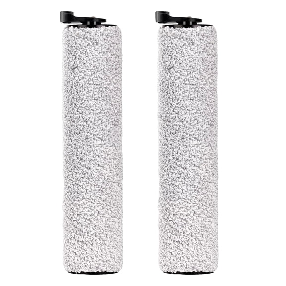 2-Pack Replacement Soft Roller Brush Set for Tineco iFloor 2 - Quiet Cleaning, Non-Scratch Floor Protection