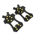 thumbnail image 4 of Ice Cleat, Foldable Safe Lightweight Non-slip Shoe Spikes Crampons  For Icy Ground For Climbing Trip S 29-35, 4 of 8