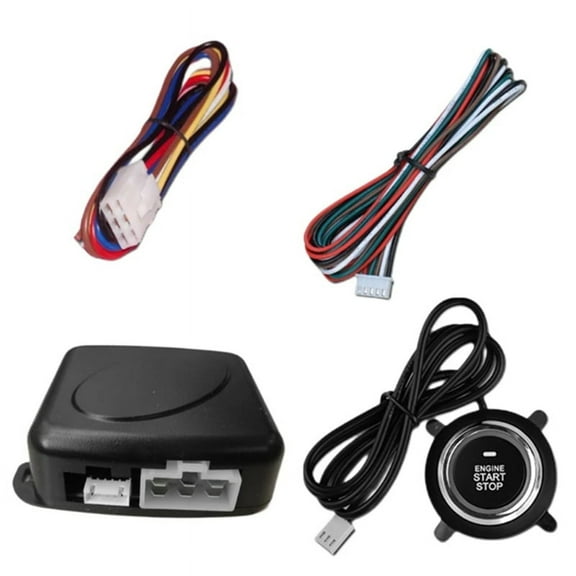12V Car One Key Start System Automatic Ignition Engine Ignition System Remote Control Push Button Start System Car Part