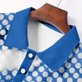 thumbnail image 5 of BRGZLK Men's Long Sleeve Tops 2026 Fall Winter Button Down Collared Printed Lightweigt Breathable Golf Sports Tee Shirt Outdoor Workout Casual Pullover T-shirt Blue XL, 5 of 5