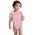 thumbnail image 3 of Daiia Cute Cat Printed Unisex-Baby Short Sleeve Onesies Bodysuits Baby Climbing Clothes Soft and Comfortable Romper with Expandable Shoulder Design-2 Years, 3 of 8