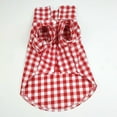 thumbnail image 6 of Dog Plaid Shirt - All-Season Comfort, Soft Breathable Fabric - Stylish Checkered Design for Small Breeds like Teddy - Handsome and Cute Pet Clothing, 6 of 6