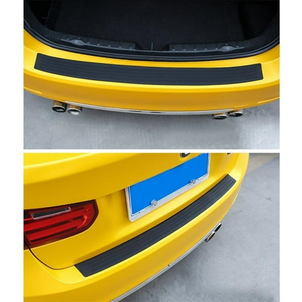 Universal Car Trunk Door Sill Plate Protector 104*9cm 90*8cm Rear Bumper  Guard Rubber Mouldings Pad Trim Cover Strip Car Styling