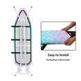 thumbnail image 5 of HELLHERO Mermaid Ironing Board Cover, Lightweight Breathable Ironing Board Cover Protector, Dirt-Proof Heat-Resistant Ironing Protector for Ironing Board, Home Decorations, 5 of 6