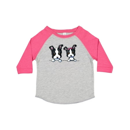 

Inktastic Boston Terriers (Dark Apparel) Gift Toddler Boy or Toddler Girl T-Shirt