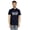 Dark Navy Blue, variant on "Dad of Twins" Graphic Tshirt Cotton Jersey Half Sleeve Shirt for Dads