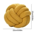 thumbnail image 3 of TERGAYEE Soft Knot Ball Pillows,Handmade Round Throw Pillow Cushion Home Decoration Plush Pillow,Throw Knotted Pillow for Bed,Couch,Bedroom Home Decor, 3 of 7