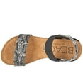 thumbnail image 4 of BEACH by Matisse Womens Point Break Snake Print Platform Wedge  Casual Shoe, 4 of 5