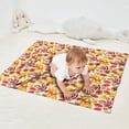 thumbnail image 2 of Autumn Fall Leaves Pattern Blanket,Comfortable Soft Lamb Wool Throw Blanket,All Season,Warm Lightweight Blankets for Sofa Bed Couch Living Room Chair,30"x40", 2 of 4