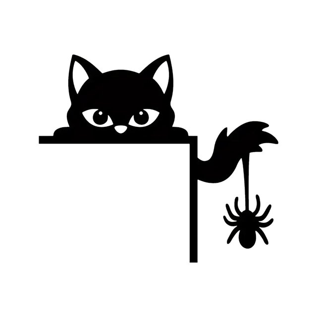 JJKBVCLO Halloween Door Corner Wall Sticker For Home Holiday Party Atmosphere Easy Apply Reusable