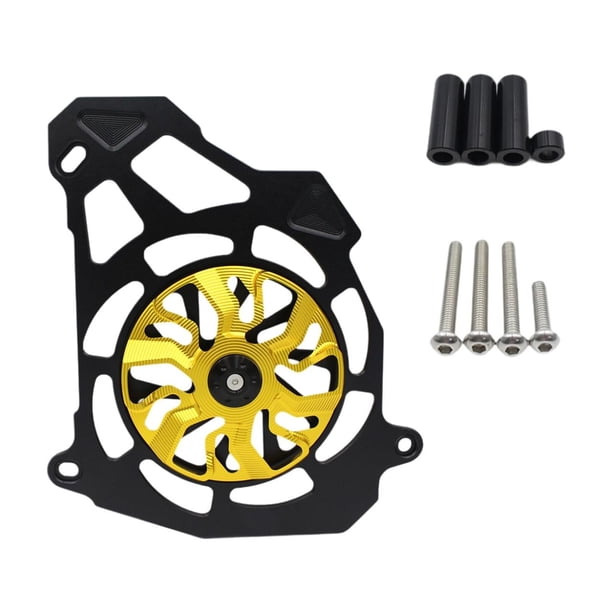 Cubierta de ventilador de motocicleta de aleación de aluminio, accesorio práctico para Yamaha Nmax155 Oro