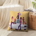 thumbnail image 4 of LALILO Throw Pillow Covers Car Teens Group Black Men Black Car Cushion Cover 18" x 18", 2 Pack, 4 of 6