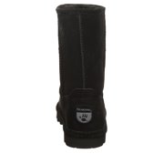 BEARPAW Womens Elle Short Black Size 10 | Classic Suede Pull On Fashion Boot | Cozy Winter Boots for Women