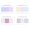 Grid 300 B, variant on Color Sticky Index 500 Set 4P - Self-Adhesive Memo Pad 30 Sheets