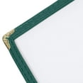 thumbnail image 4 of TrueCraftware- 8-1/2” x 11” Green Triple Page Book Fold Restaurant Menu Covers 3 Page 6 View Set of 10- Crystal Clear Menu Covers Sleeve Menu Folder Menu Book Holders for Bar Cafe Restaurant, 4 of 14
