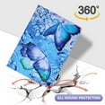 thumbnail image 5 of Dteck Case for iPad 9.7 2018 2017 / iPad Air 2 / iPad Air, Folio Stand PU Leather Case Soft TPU Back Cover with Auto Sleep Wake for iPad 9.7 inch (6th Gen, 5th Gen)/iPad Air 2/iPad Air,Blue Butterfly, 5 of 8