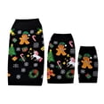 thumbnail image 3 of SOCAL LOOK Dog Christmas Sweater Acrylic Ugly Xmas Jumper with Leash Hole, Turtleneck Pet Outfit M, 3 of 10