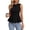 Black, variant on FreshPretty Womens Summer Tops Business Casual Outfits Crew Neck Sleeveless Shirts Slim Fit Peplum Tank Top