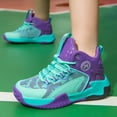 thumbnail image 4 of Kids Basketball Shose Breathable Mesh Non Slip Sport Sneakers for Boys Girls, 4 of 6