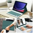 thumbnail image 7 of HPZZ Galaxy Tab S10+ Plus/S9+ Plus/S9 FE+ Plus 12.4" /S8+/S7+/S7FE Tablet Case with Keyboard, Candy Colors Slim Protective Cover with Magnetic Detachable Keyboard with S Pen Holder,Purple, 7 of 7