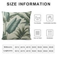 thumbnail image 5 of GOSMITH Tropical Pillow Cover ONLY, Green Banana Leaf, 5 of 5