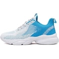 thumbnail image 2 of cyiecw Mens Sneaker Shoes Casual Sport Mesh Sneakers Fashion Running Gym Walking Shoes Trainers Black Grey Blue, 2 of 7