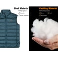 thumbnail image 6 of Little Donkey Andy Men's Lightweight Warm Puffer Vest Thermal Golf Sleeveless Jacket for Outdoor Hiking Travel Casual Midnight Blue L, 6 of 7