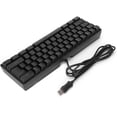 thumbnail image 4 of Sarapandan 61-Key Fn Shortcuts, 5-Level Brightness, USB Wired, Dynamic LED Backlight RGB Mechanical Gaming Keyboard, 4 of 8