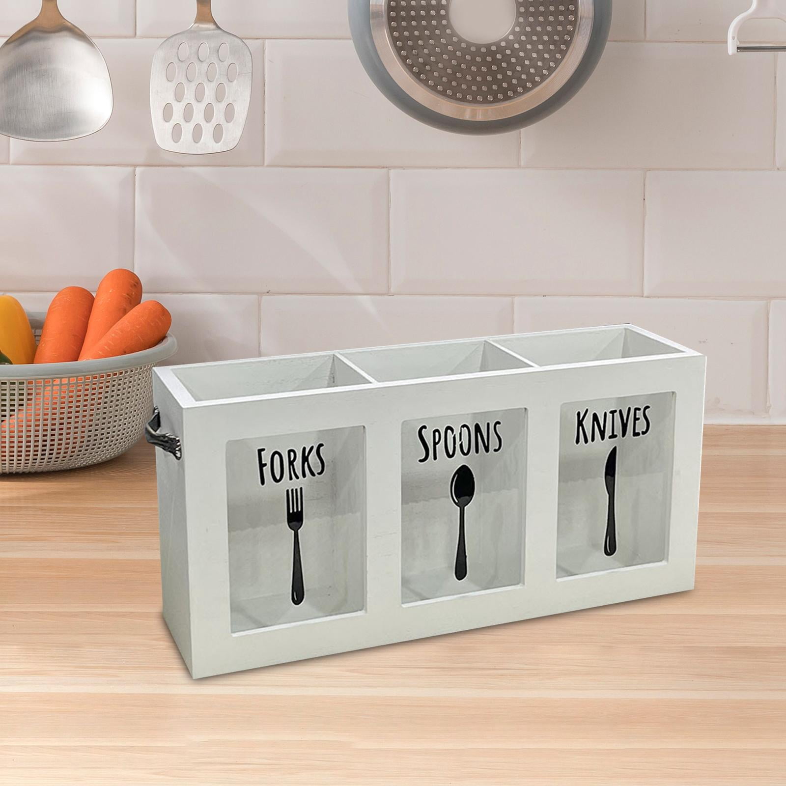 QSTDGVPW Kitchen Utensil Holder Cooking Utensil Crock for Countertop Home Decor Party White