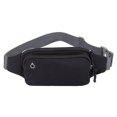 thumbnail image 1 of Riñonera pequeña para deportes al aire libre, bolsa de ciclismo de ocio para hombres y mujeres, bolsa para fanáticos de correr (negro), 1 of 4