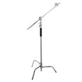 thumbnail image 2 of Flashpoint 10' C (Century) Light Stand on Turtle Base Kit w/40" Grip Arm & 2 Gobo Heads and Baby Pin - Chrome (Kit Of 3), 2 of 9