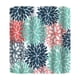 thumbnail image 2 of Cortina de ducha myvepuop de 70 x 70 pulgadas con 12 ganchos de plástico, impermeable, para baño, resistente, lavable a máquina, secado rápido, color azul cielo, talla única, 2 of 8